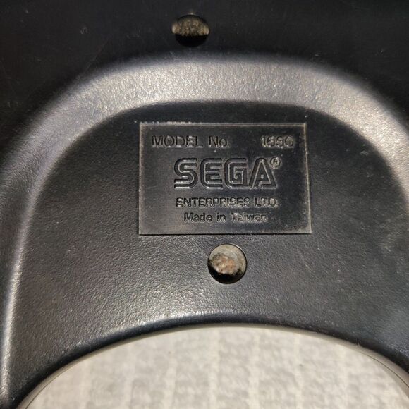 OEM Vintage Sega Genesis 1650 3-Button Controller Black untested 6ft Pre Owned - Picture 8 of 11